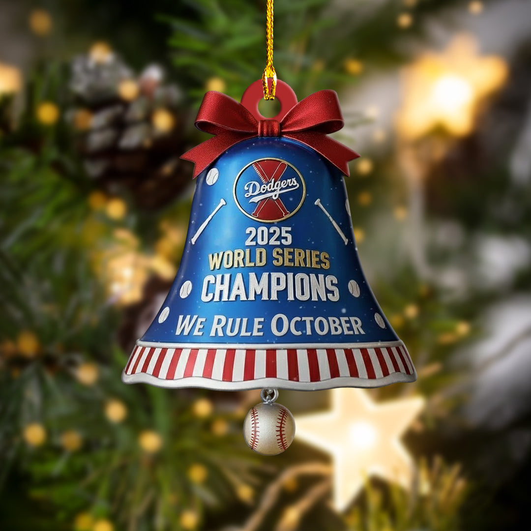 Los Angeles Dodgers 2025 Custom Shape 2-sided Acrylic Ornament – NGHIAVT5743