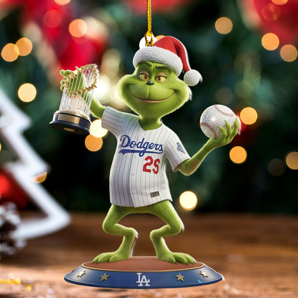 Los Angeles Dodgers 2025 Custom Shape 2-sided Acrylic Ornament – NGHIAVT5744