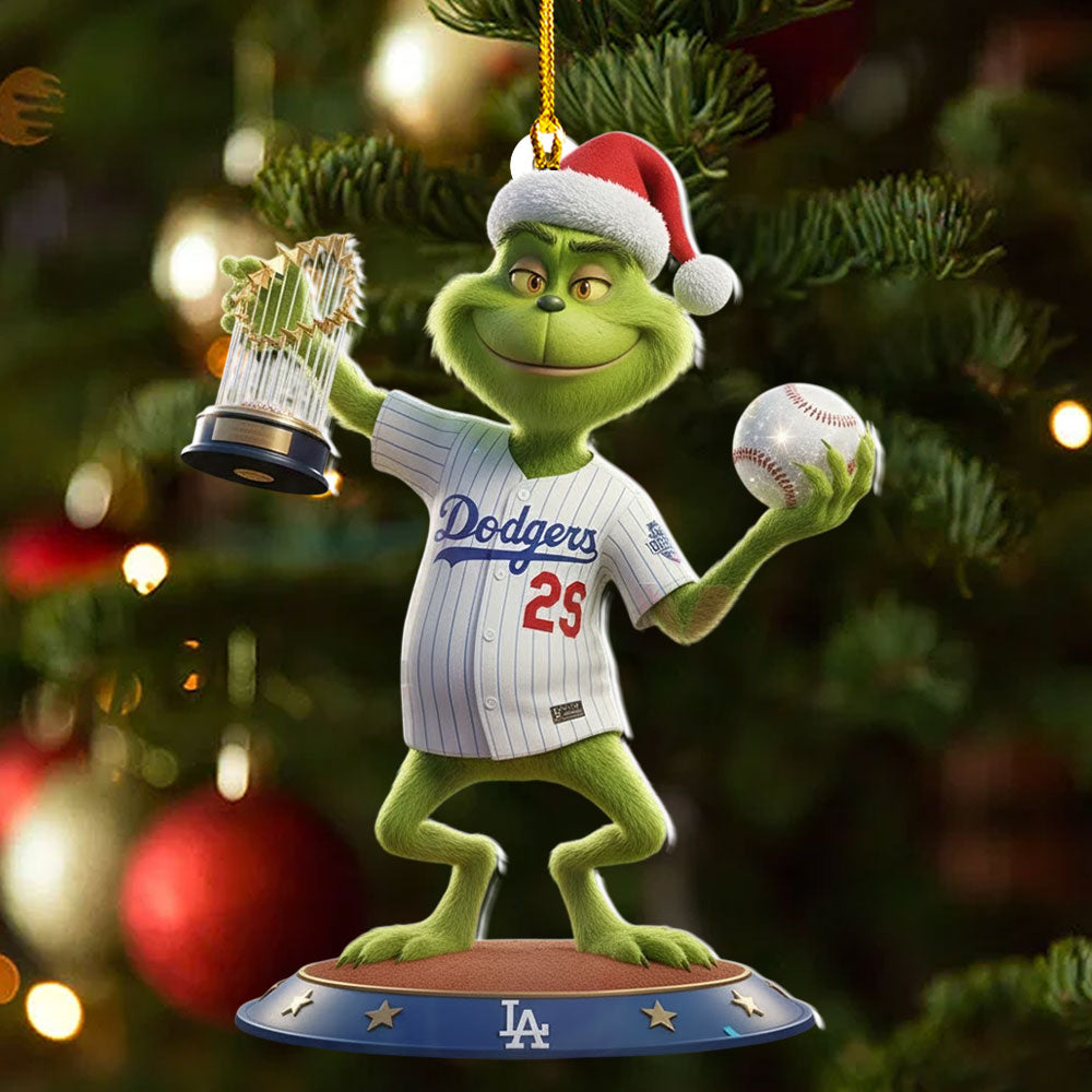 Los Angeles Dodgers 2025 Custom Shape 2-sided Acrylic Ornament – NGHIAVT5744