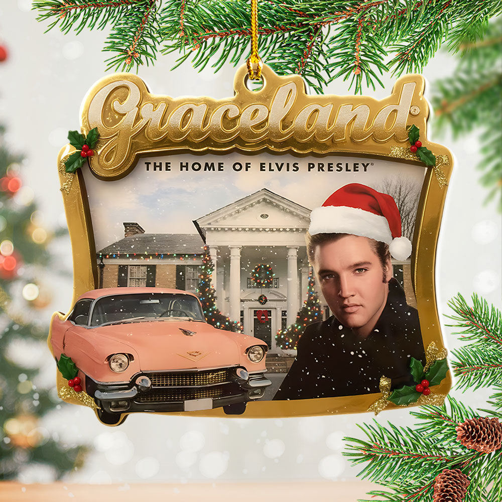 Elvis Presley Custom Shape 2-sided Acrylic Ornament – NGHIAVT5840