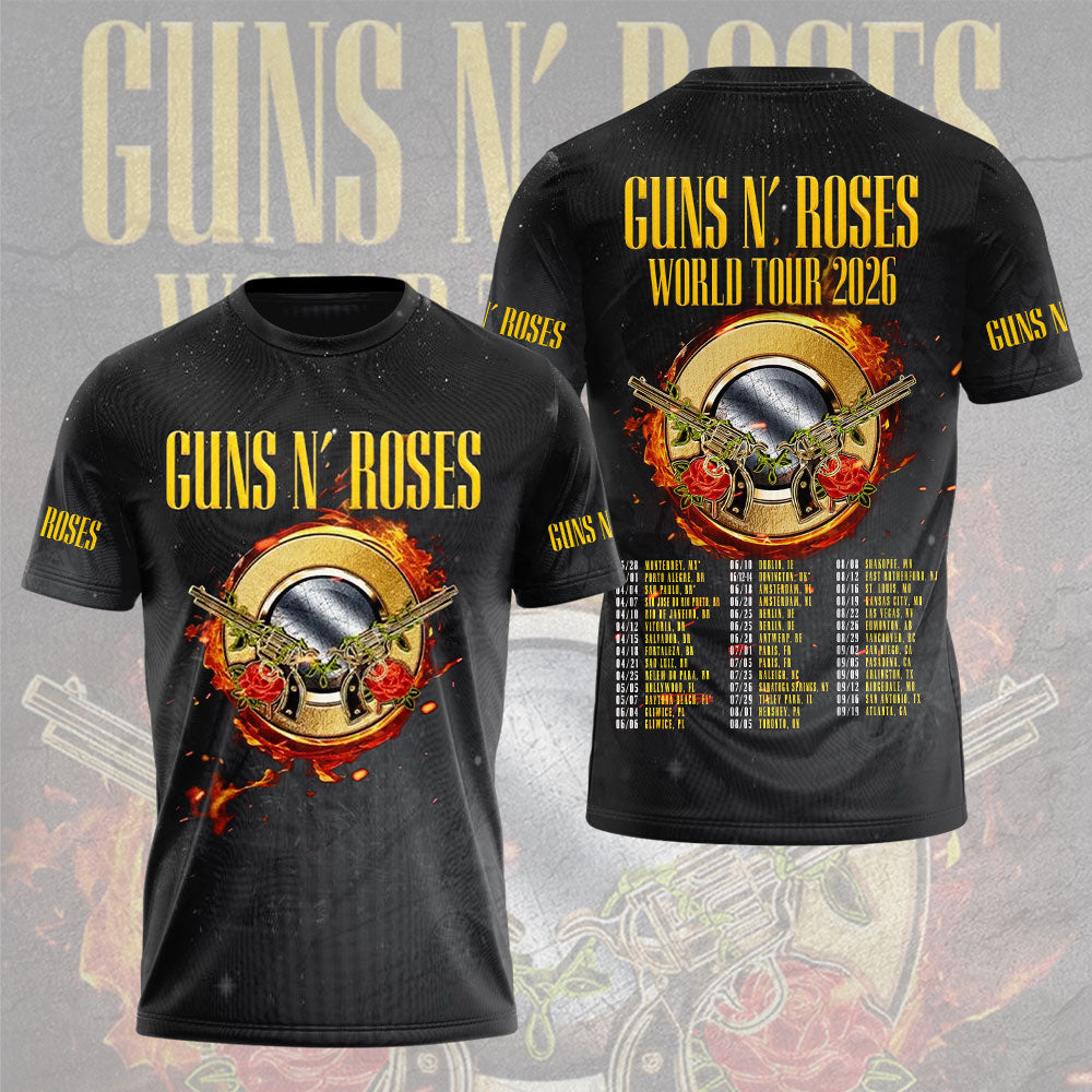 Guns N' Roses 3D Apparel – NGHIAVT5845