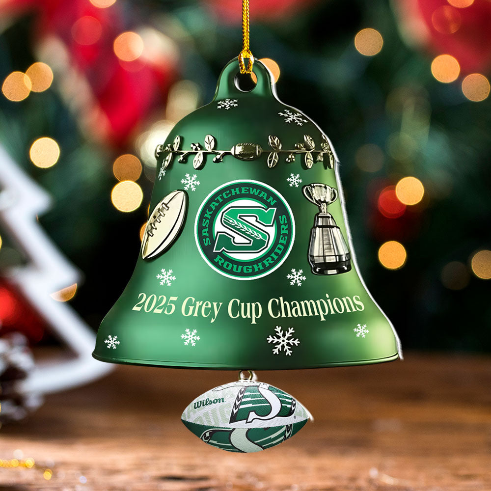 Saskatchewan Roughriders 2025 Custom Shape 2-sided Acrylic Ornament – NGHIAVT5862