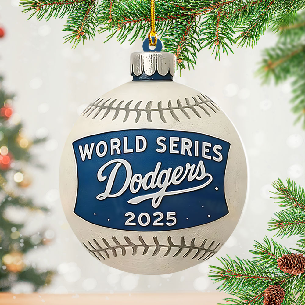 Los Angeles Dodgers 2025 Custom Shape 2-sided Acrylic Ornament – NGHIAVT5880