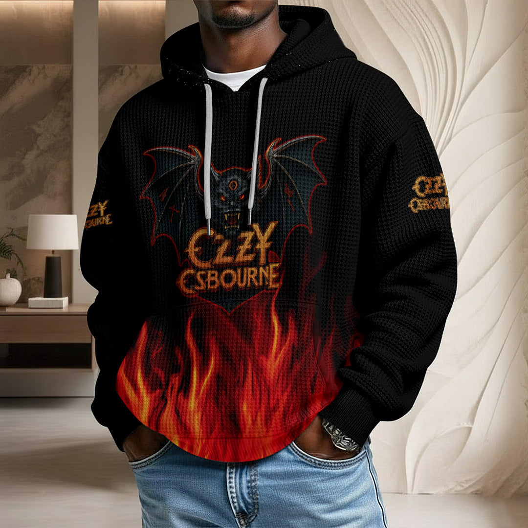 Ozzy Osbourne 3D Unisex Waffle Hoodie – NGHIAVT5998