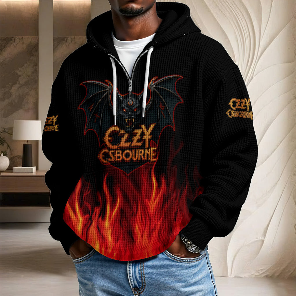 Ozzy Osbourne 3D Unisex Waffle Hoodie – NGHIAVT5998