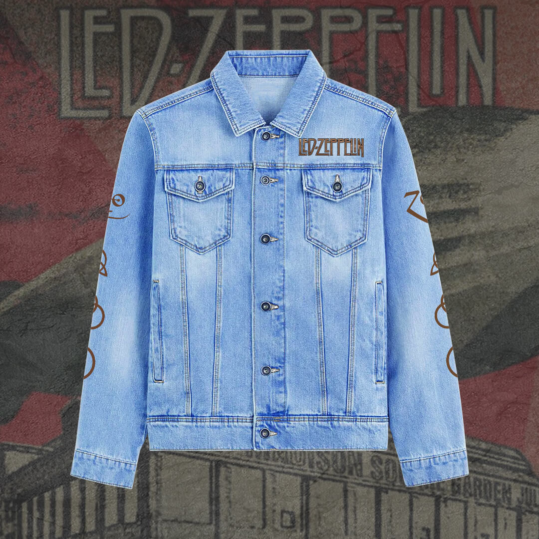 Led Zeppelin 2D Denim Jacket – NGHIAVT6002