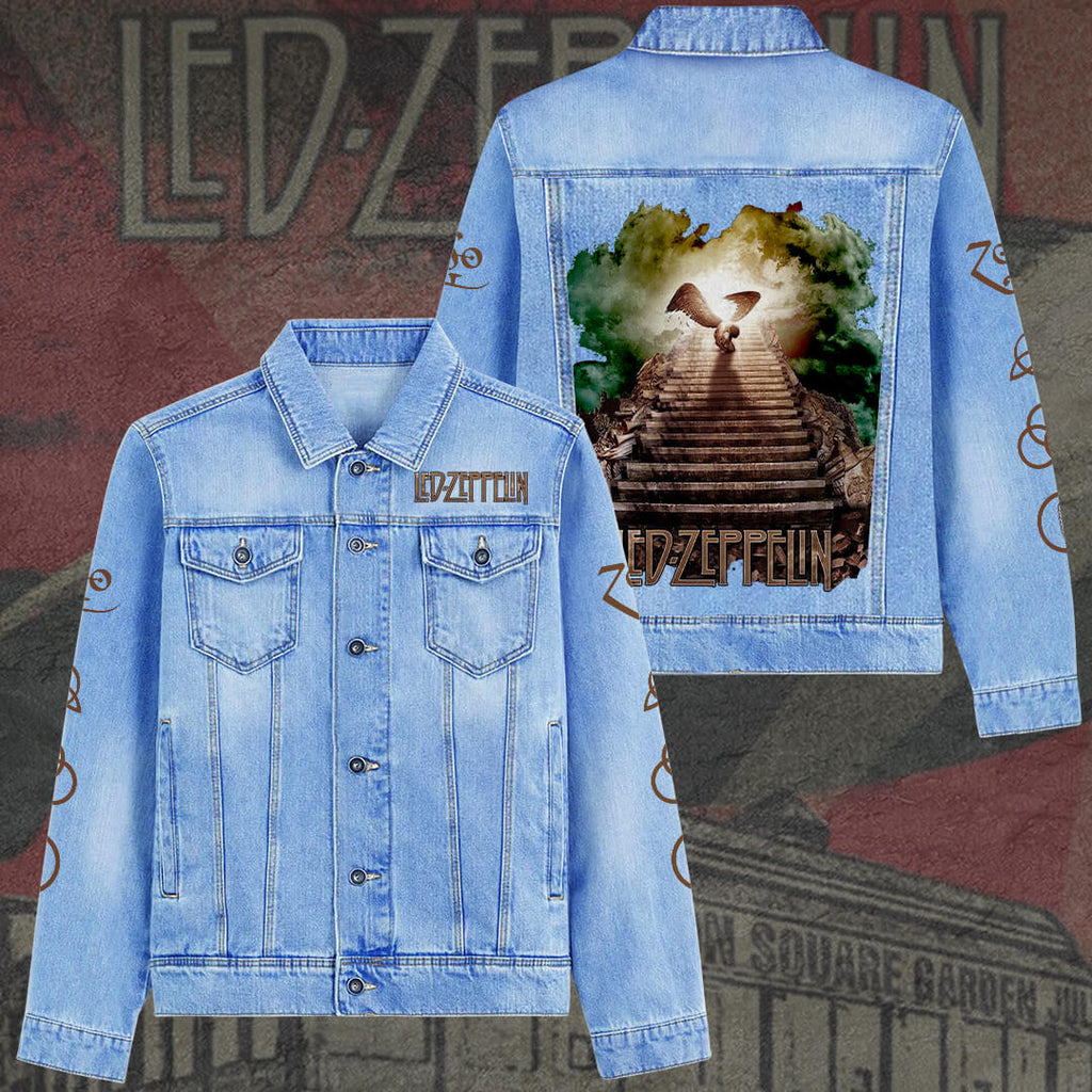 Led Zeppelin 2D Denim Jacket – NGHIAVT6002