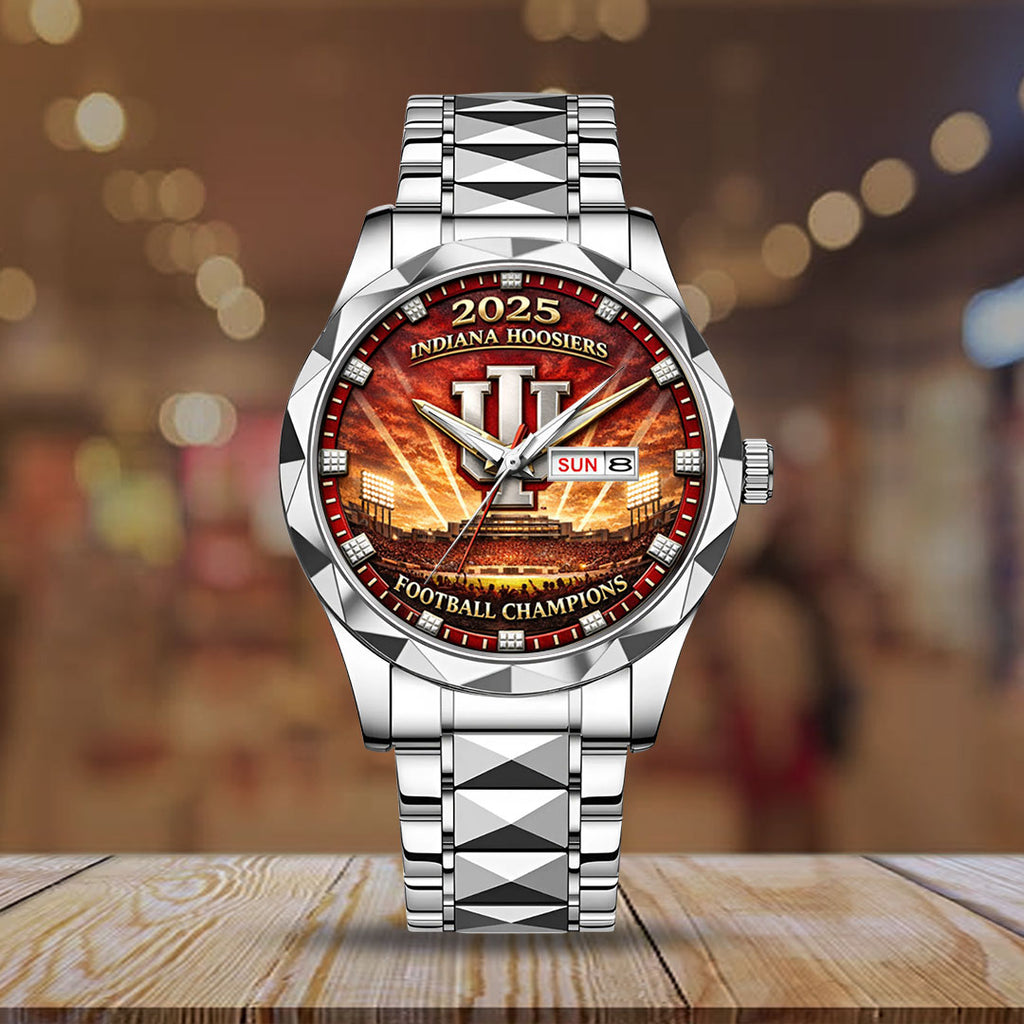 Indiana Hoosiers Football Alloy Luxury Quartz Watch – NGHIAVT6013