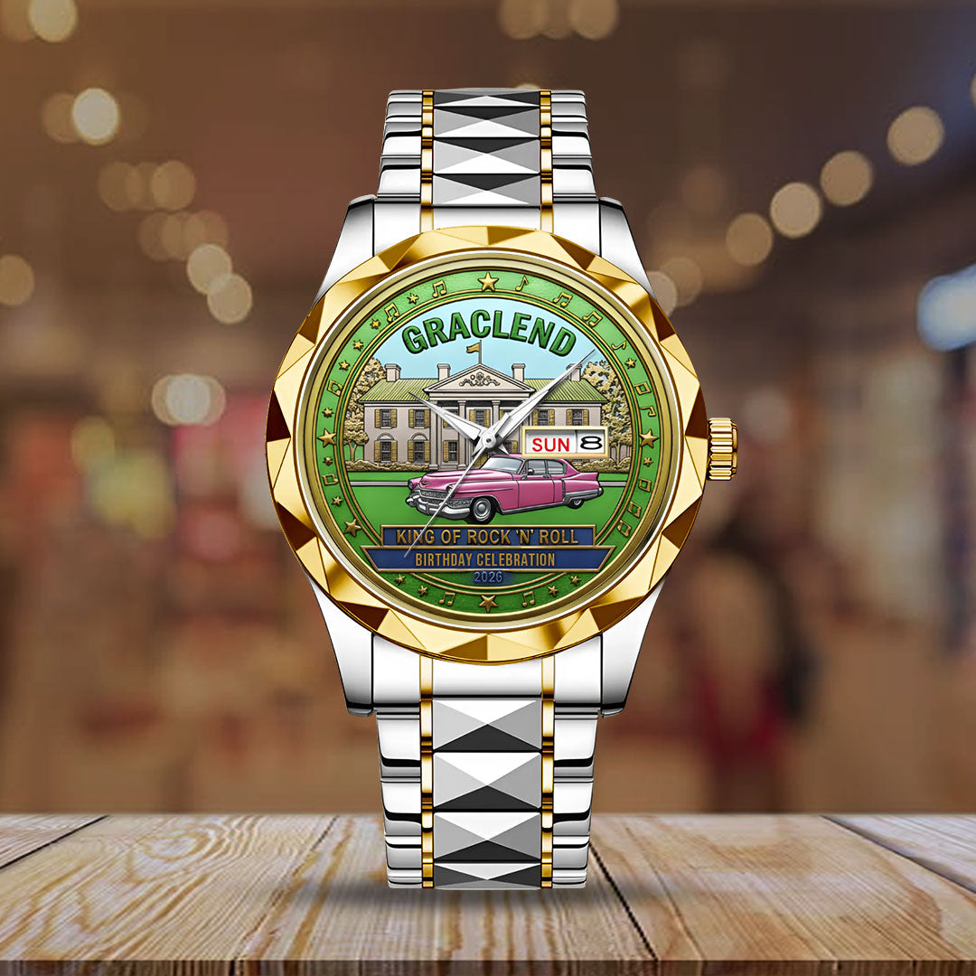 Elvis Presley Alloy Luxury Quartz Watch – NGHIAVT6116