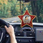 Elvis Presley Custom shape 2-sided Acrylic Car Ornament – NGHIAVT6117