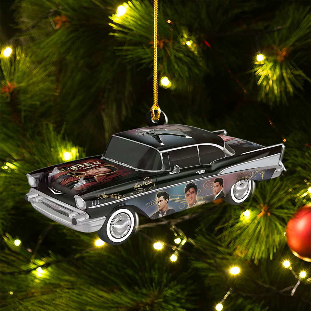 Elvis Presley Custom Shape 2-sided Acrylic Ornament – NGHIAVT6119
