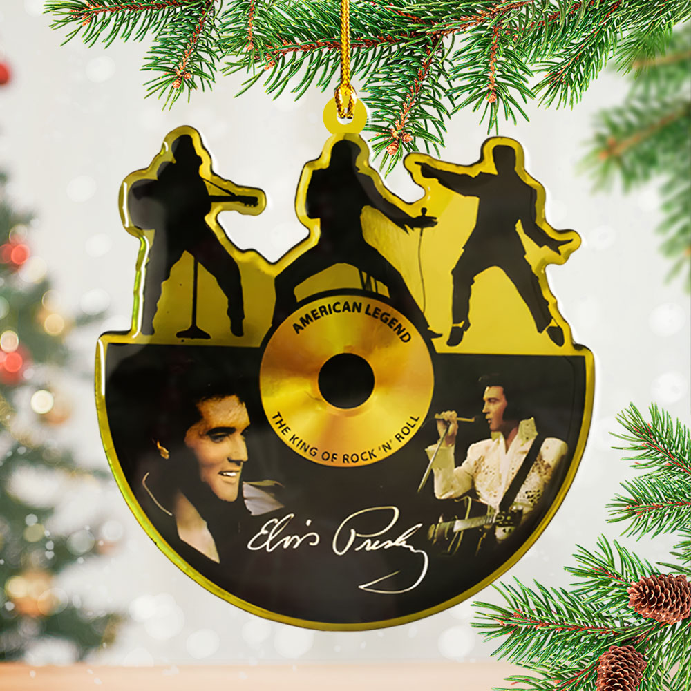Elvis Presley Custom Shape 2-sided Acrylic Ornament – NGHIAVT6120