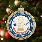 Los Angeles Dodgers 2025 Custom Shape 2-sided Acrylic Ornament – NGHIAVT6128