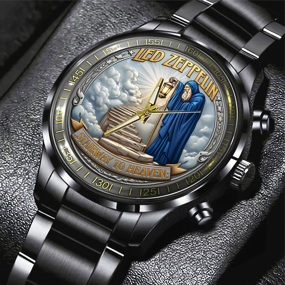 Led Zeppelin Black Stainless Steel Watch – NGHIAVT6150