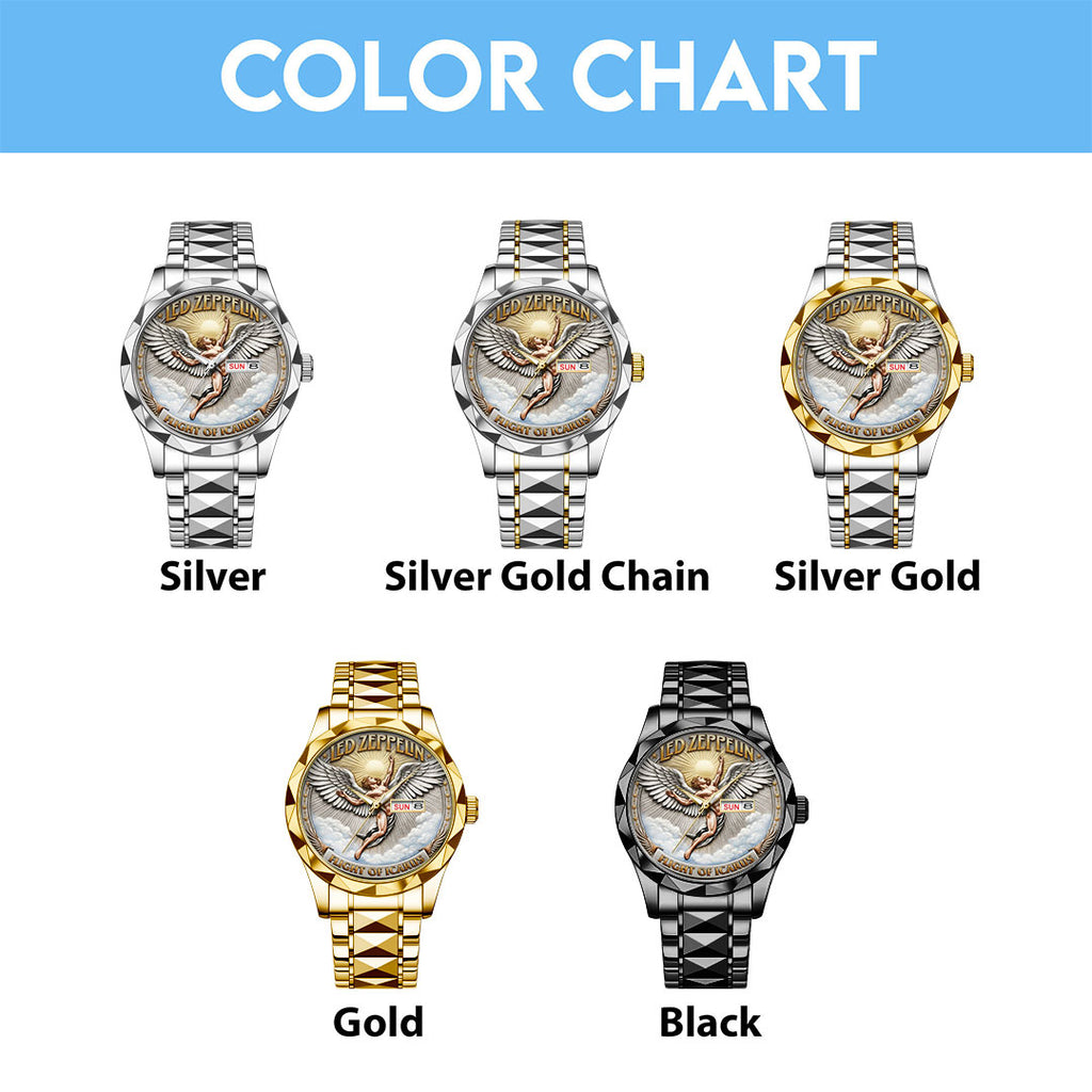 Led Zeppelin Alloy Luxury Quartz Watch – NGHIAVT6151