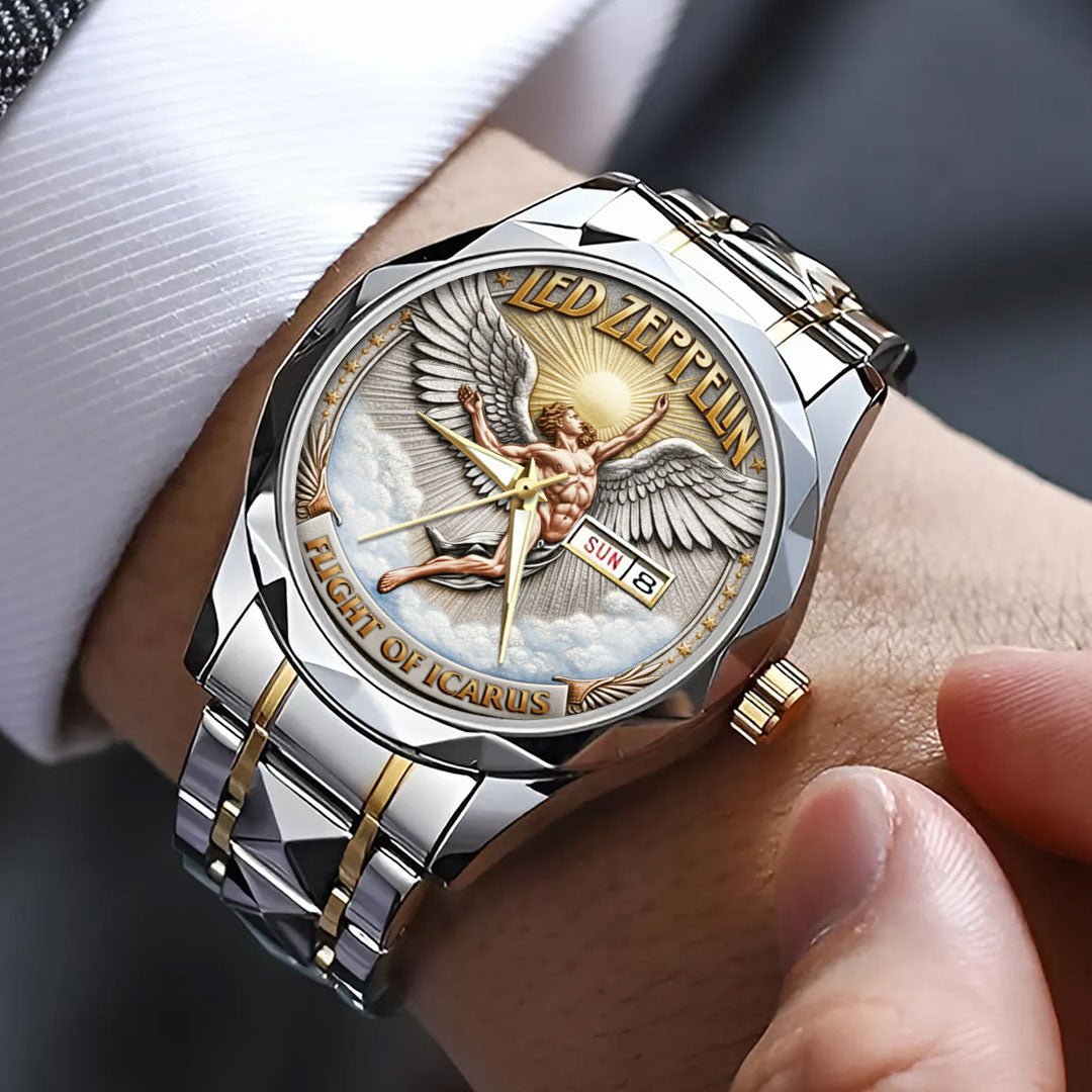 Led Zeppelin Alloy Luxury Quartz Watch – NGHIAVT6151