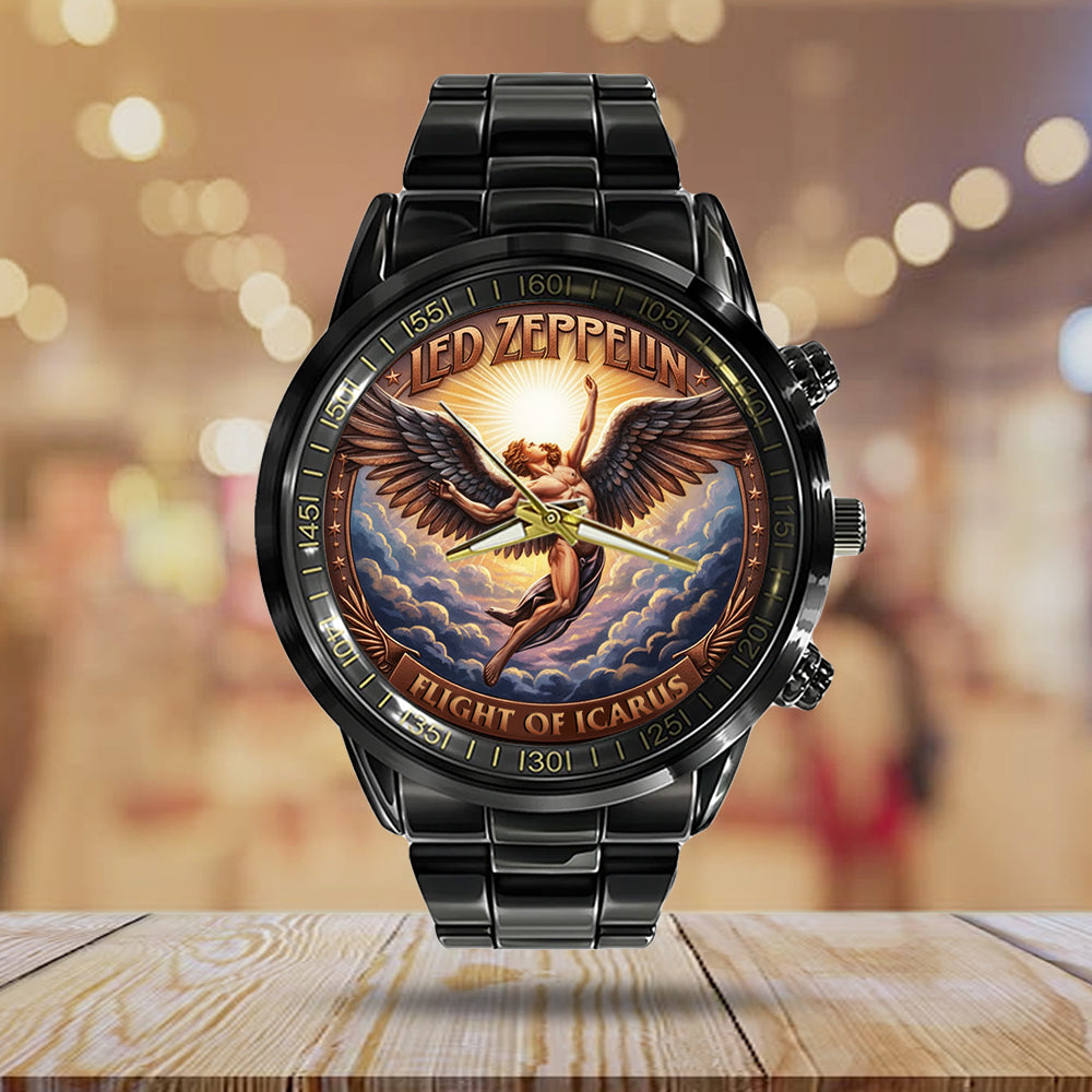 Led Zeppelin Black Stainless Steel Watch – NGHIAVT6152