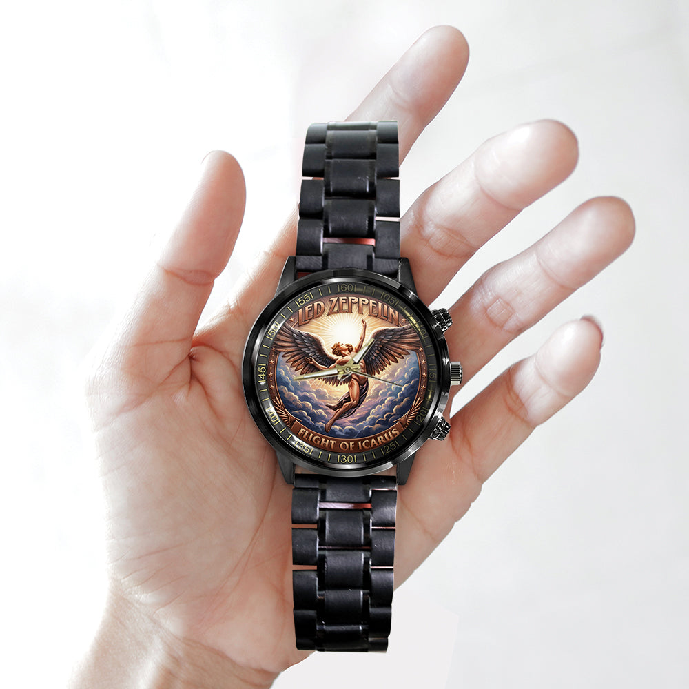 Led Zeppelin Black Stainless Steel Watch – NGHIAVT6152
