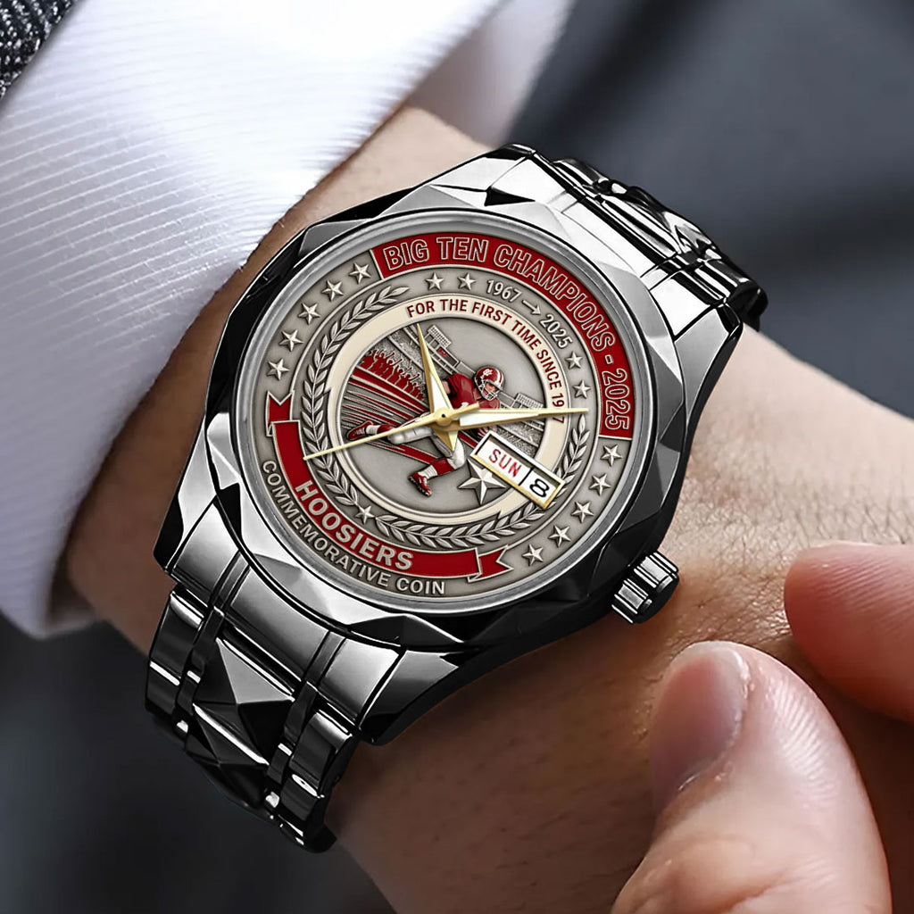 Indiana Hoosiers Football Alloy Luxury Quartz Watch – NGHIAVT6185