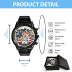 Elvis Presley Black Stainless Steel Watch – NGHIAVT9218
