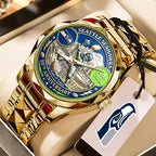 Seattle Seahawks 50th Anniversary 2026 Alloy Luxury Quartz Watch – NGHIAVT9266