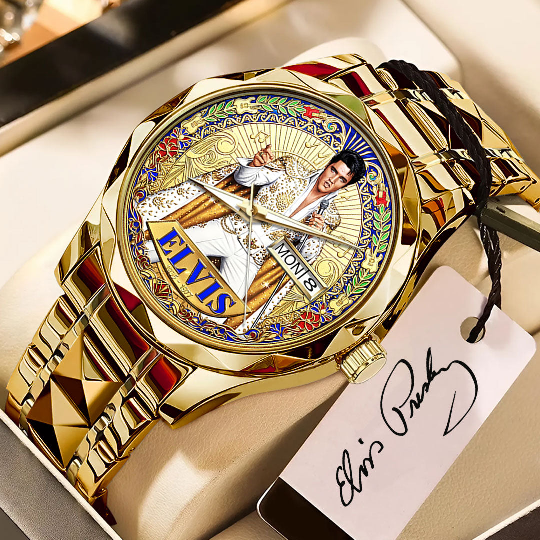 Elvis Presley Alloy Luxury Quartz Watch – NGHIAVT9297