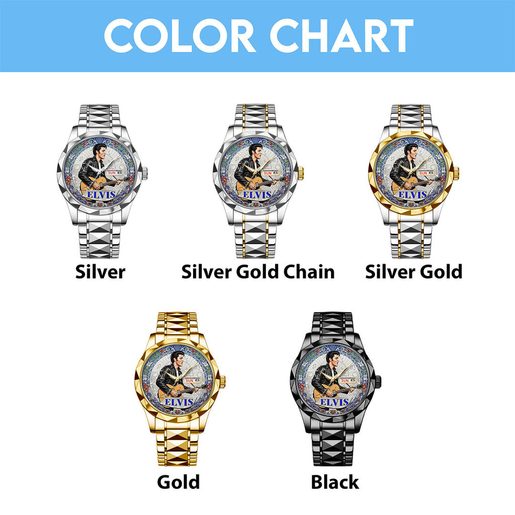 Elvis Presley Alloy Luxury Quartz Watch – NGHIAVT9298