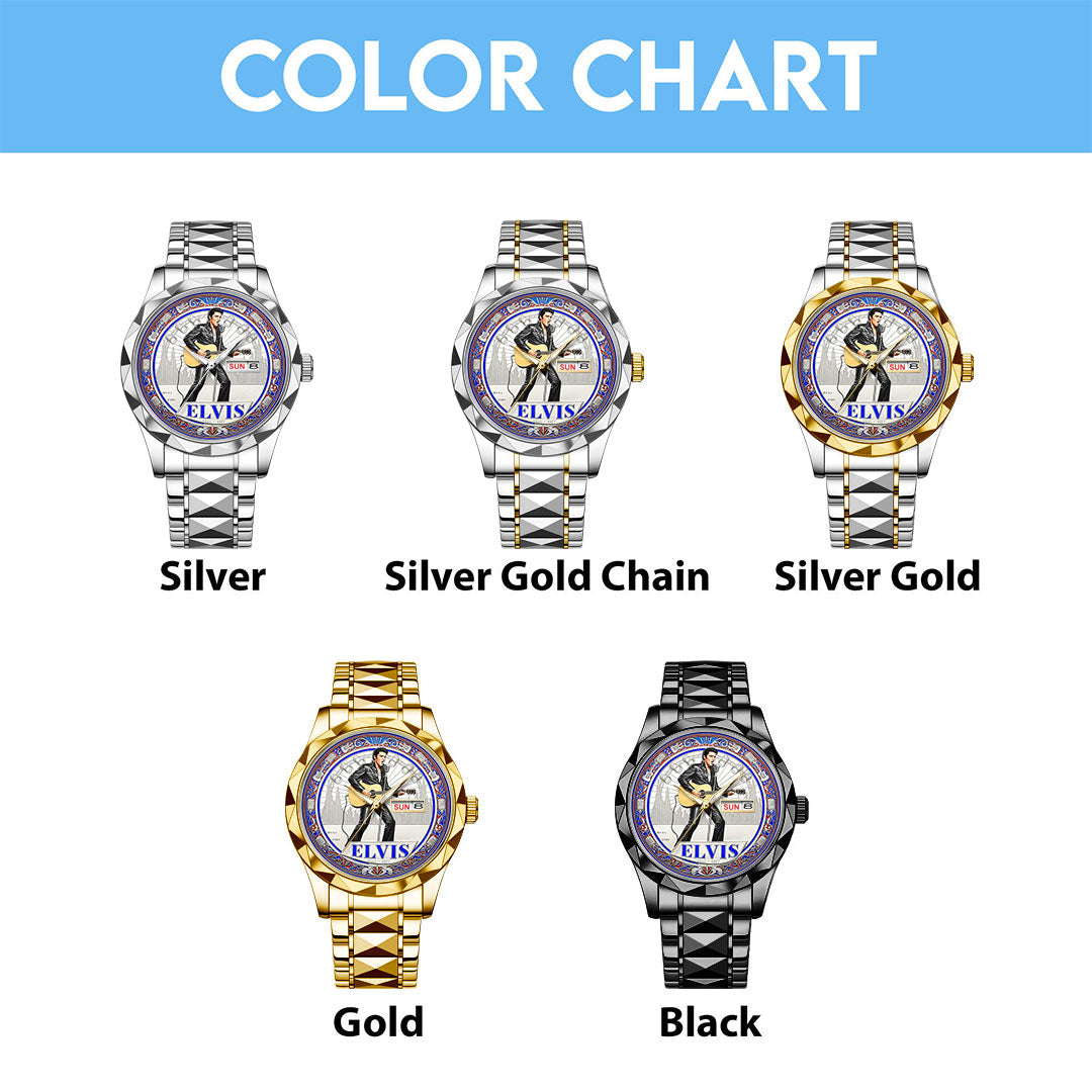 Elvis Presley Alloy Luxury Quartz Watch – NGHIAVT9300
