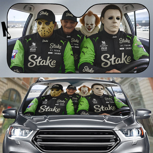 Stake F1 Team x Horror Movie Auto Sun Shade – NGHIAVT9319