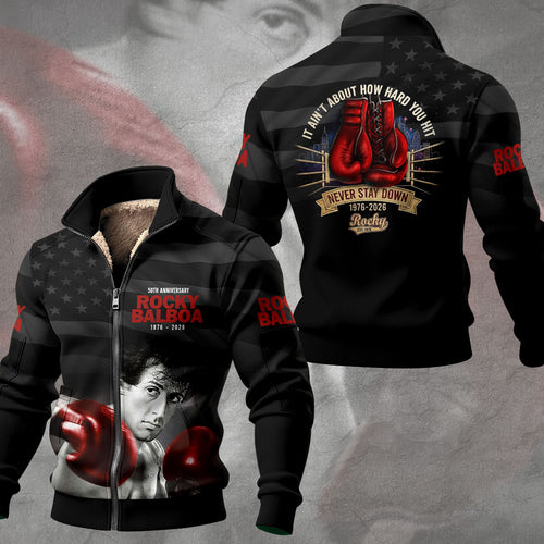Rocky 50th Anniversary Thick Knit Fleece Jacket – NGHIAVT9376