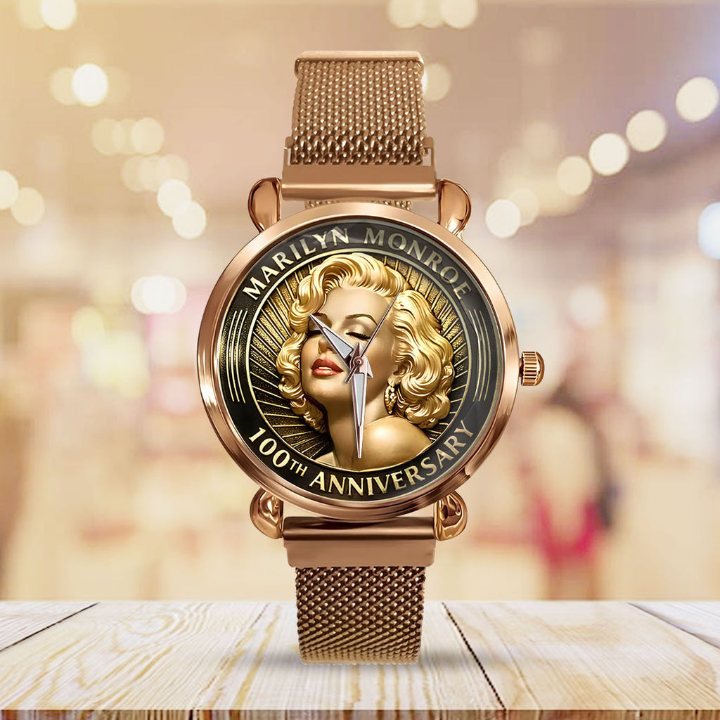 Marilyn Monroe 100th Anniversary Mesh Strap Quartz Watch – NGHIAVT9393