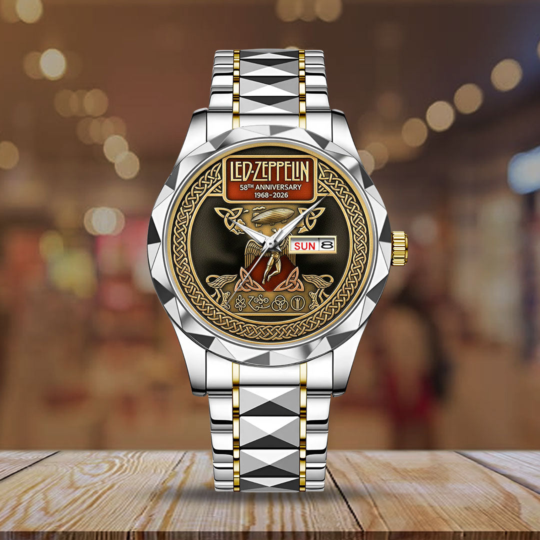 Led Zeppelin Alloy Luxury Quartz Watch – NGHIAVT9421