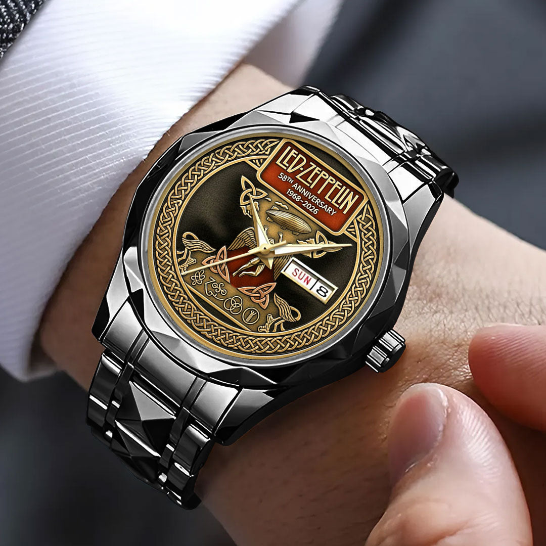 Led Zeppelin Alloy Luxury Quartz Watch – NGHIAVT9421