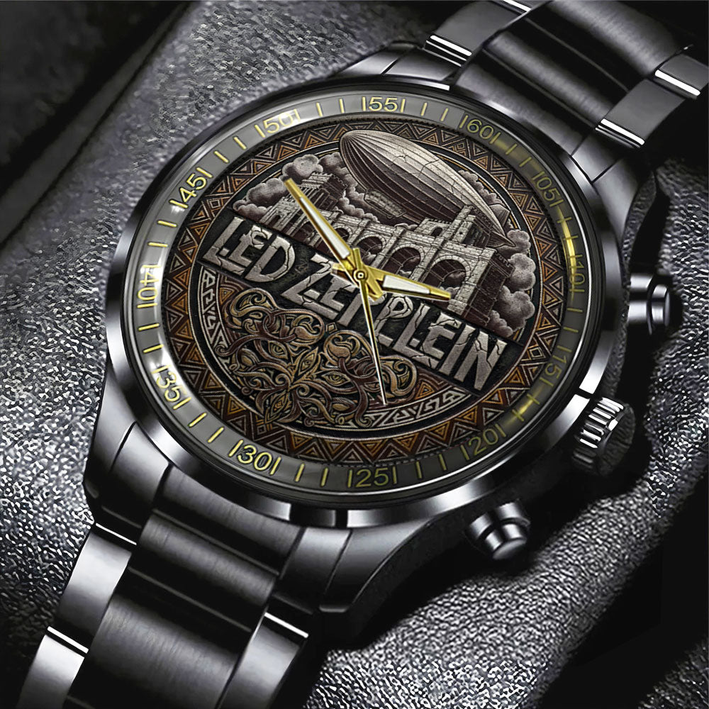 Led Zeppelin Black Stainless Steel Watch – NGHIAVT9422