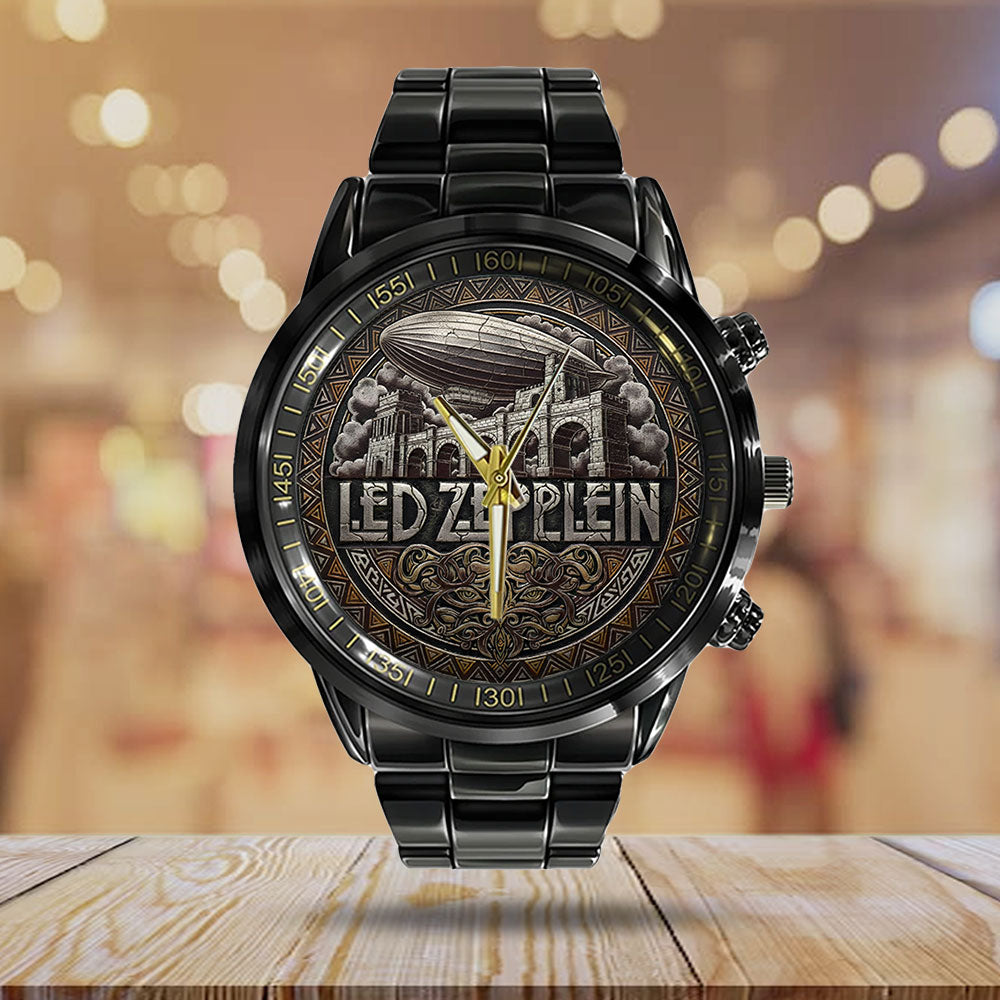 Led Zeppelin Black Stainless Steel Watch – NGHIAVT9422