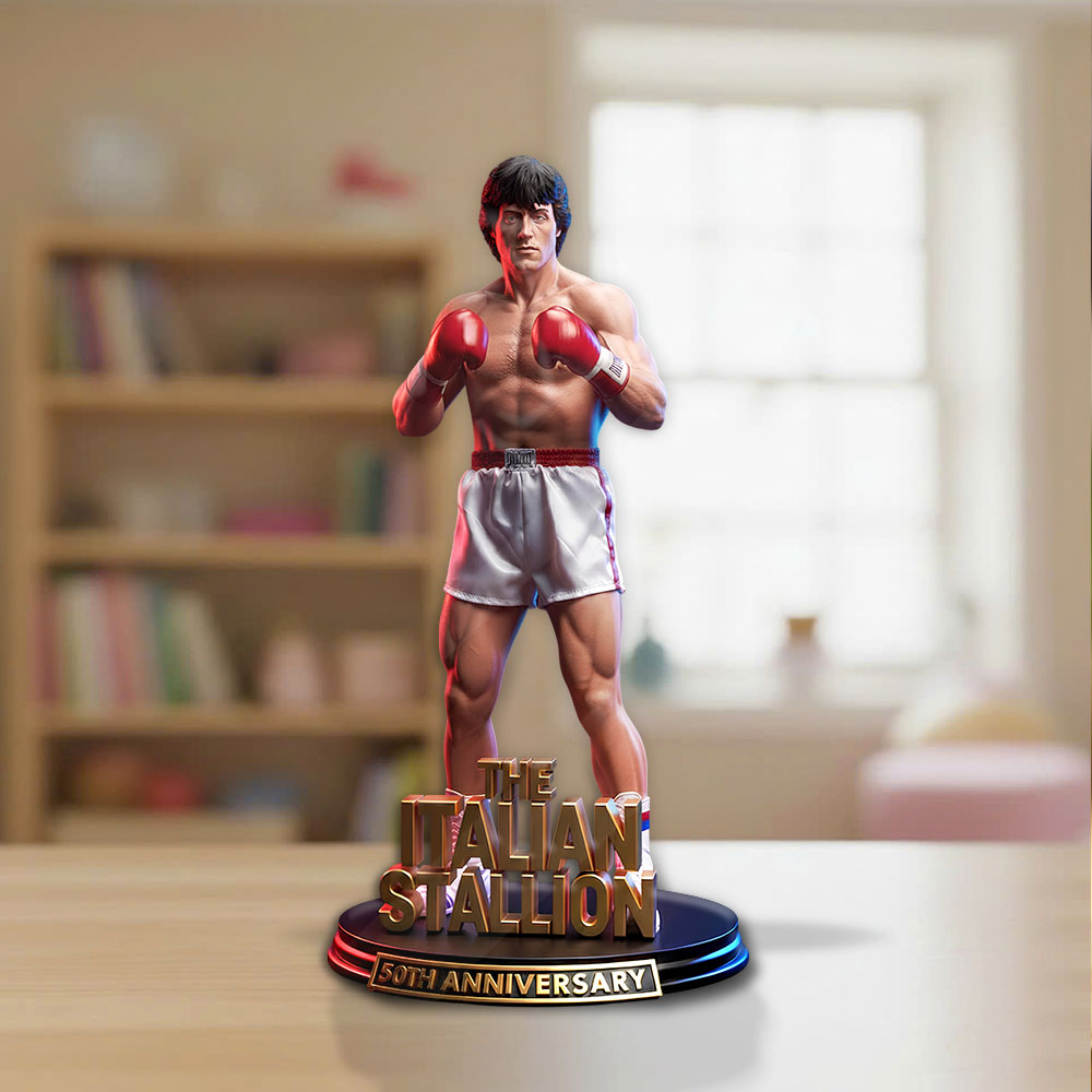 Rocky 50th Anniversary Custom Shape Acrylic Plaque – NGHIAVT9489
