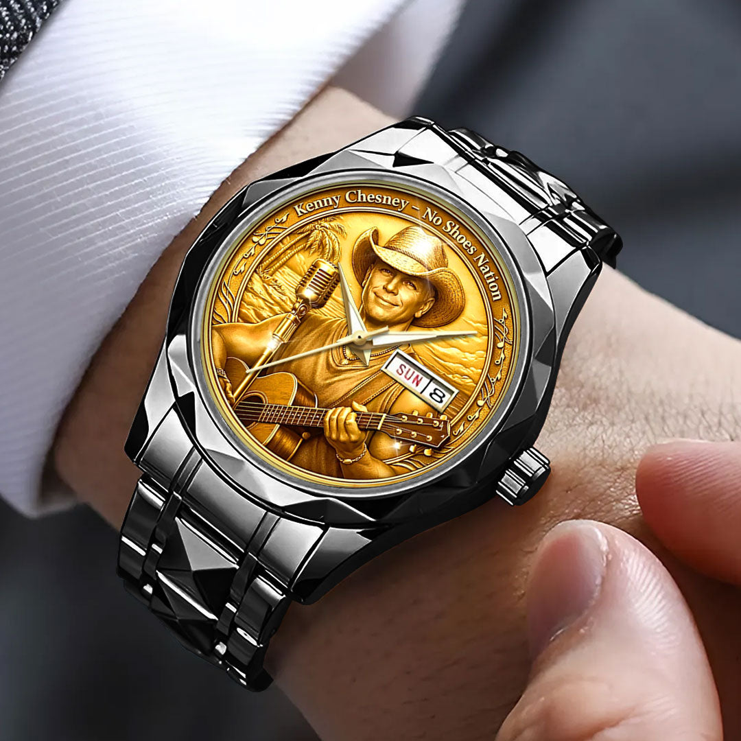 Kenny Chesney Alloy Luxury Quartz Watch – NGHIAVT9592