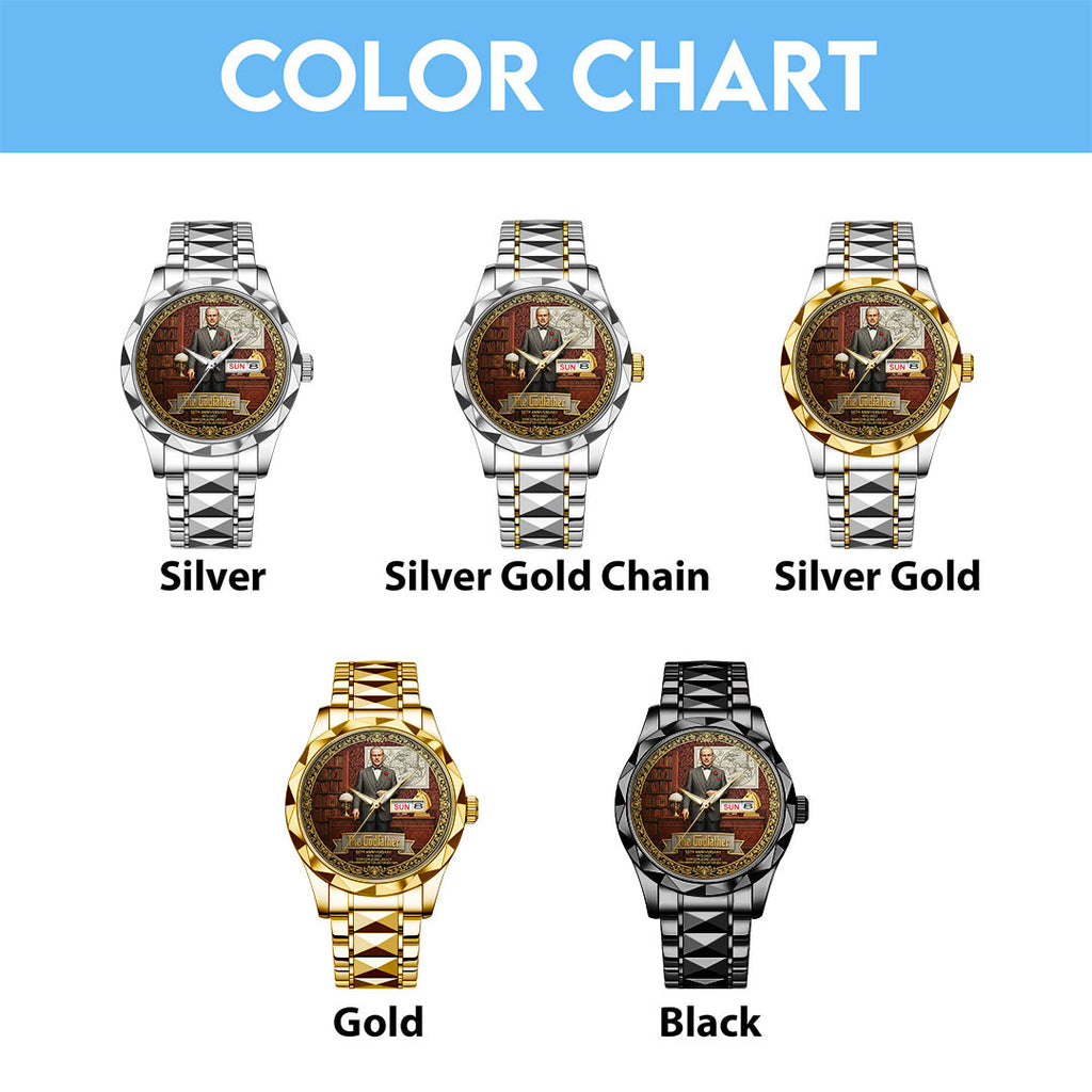 The Godfather Alloy Luxury Quartz Watch – NGHIAVT9629