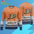 NHL Anaheim Ducks Hockey Team Design New Ugly Christmas Sweater