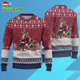 NHL Arizona Coyotes Hockey Team Design New Ugly Christmas Sweater