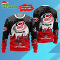 NHL Carolina Hurricanes Hockey New Design Litmited Christmas Ugly Sweater