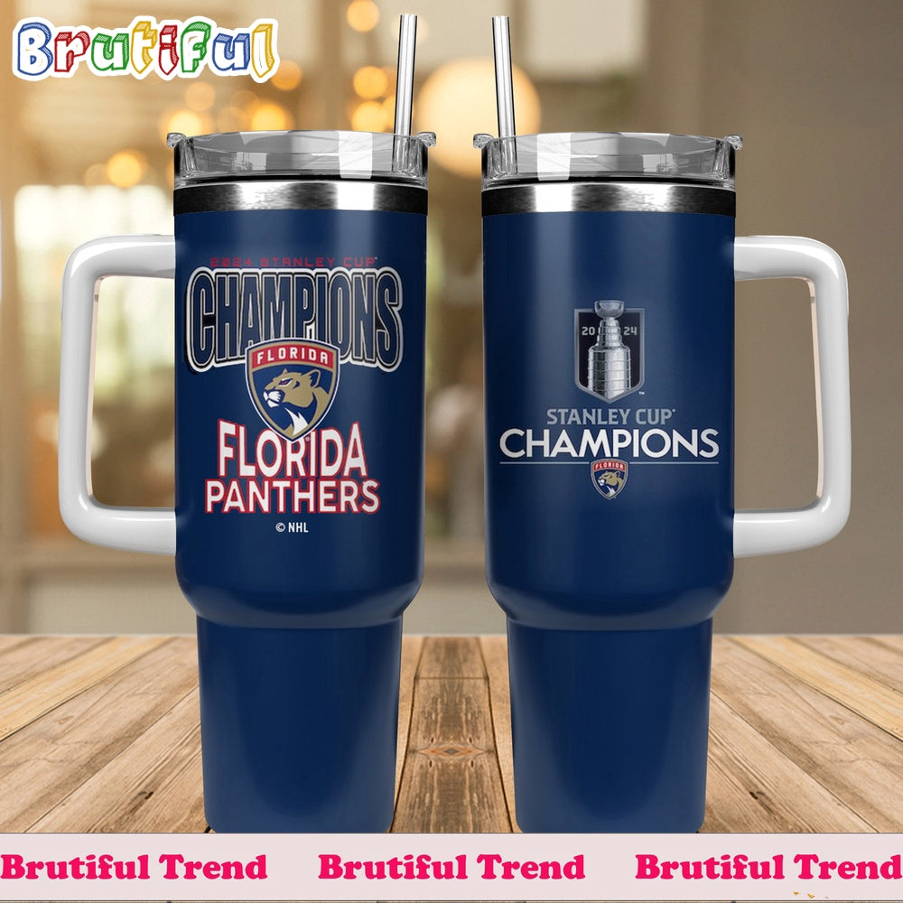 NHL Florida Panthers 2024 Stanley Cup Champions Stanley Tumbler 40oz