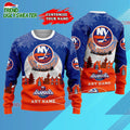NHL New York Islanders Hockey New Design Litmited Christmas Ugly Sweater