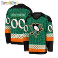 NHL Pittsburgh Penguins Jersey Special St.Patrick’s Day Design Hockey Jersey