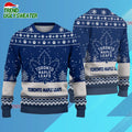 NHL Toronto Maple Leafs Hockey Team Design New Ugly Christmas Sweater
