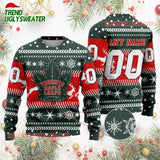 NHL Toronto Maple Leafs Personalized Name & Number Ugly Christmas Sweater