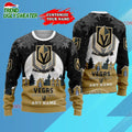 NHL Vegas Golden Knights Hockey New Design Litmited Christmas Ugly Sweater