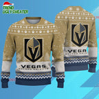 NHL Vegas Golden Knights Hockey Team Design New Ugly Christmas Sweater