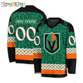 NHL Vegas Golden Knights Jersey Special St.Patrick’s Day Design Hockey Jersey