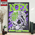 NOFX Final Shows To Include Dropkick Murphys Final 40 Years 40 Cities 40 Songs Europe 2024 Poster Canvas